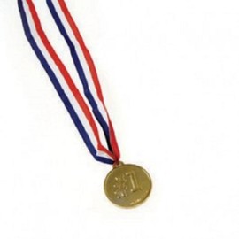 Gold Medals for Kids Necklaces Toy Medals Soccer Medals Award Medals 1st Place Medals Ribbons for Medals Prize Ribbons Plastic Medals Winner Ribbons Fake Medals Race Medals Hook & Loop Closure 12 Pk