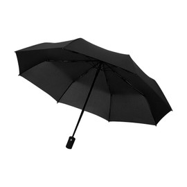 WARESHARK Men & Women Stormproof Automatic Strong Folding Windproof 8 Ribs Black Umbrella