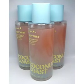 VICTORIA'S SECRET PINK COCONUT COAST BODY MIST 8.4 FL OZ (SET OF 3)