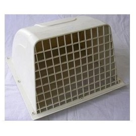 Takasu Sangyo WK-25W 00-6555 Ventilation Fan with Weather Cover, Grid, for 9.8 inches (25 cm) Ventilation Fans, White