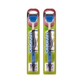 DenTek Orabrush Limpiador De Lengua Y Raspador De Lengua 1 Unidad (Paquete De 2)