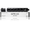 High Yield GPR-63 Black Toner Cartridge GPR 63 GPR63 Toner