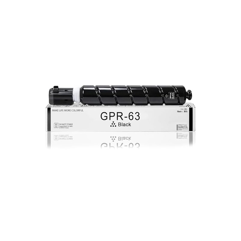 High Yield GPR-63 Black Toner Cartridge GPR 63 GPR63 Toner