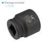 CoCud Shallow Impact Socket 3/4" Drive 35mm Socket Cr-Mo Steel