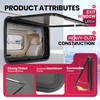 Wutist 30" x 20" RV Exit Window Push Out w/Screen