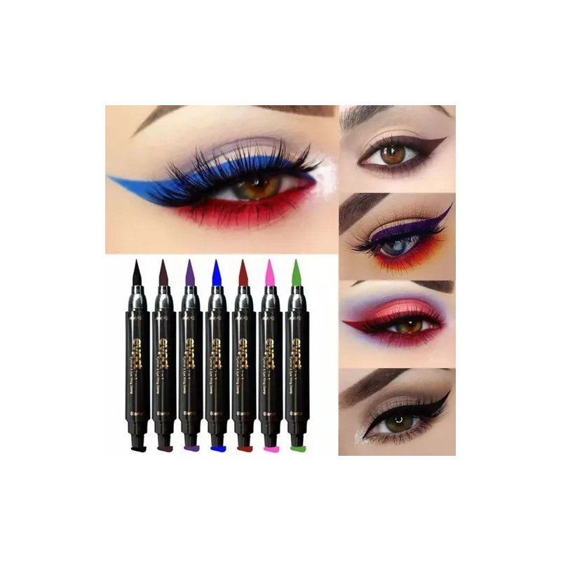 Cuidado Facial Delineador Sello Waterproof Indeleble 2pzs F