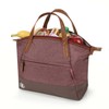 Arctic Zone Heathered Eco Lunch Bag Tote - Wine Red,