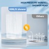 KINLIV Rain Shower Head with Extension Arm Polished Chrome, 12"
