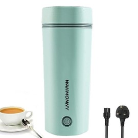 WAHMONNY - Fiambrera eléctrica con 2,5 l y 100 W portátil calentadora de alimentos 3 en 1, contenedor extraíble de acero inoxidable y bolsa grande, color blanco