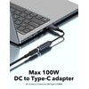 SlimQ DC to USB-C Cable Power Adapter Connector