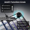 GEODMAER G98 Gaming Keyboard, 99 Keys Silent Wired Keyboard with
