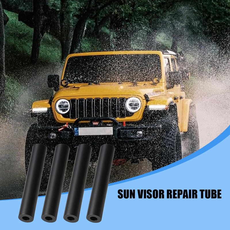 Norkmdi Car Sun Visor Repair Kit, 4PCS Rubber Vehicle Visor