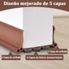 AzzmaAii Guardapolvo para Puerta Autoadhesiva 39in Burlete Bajo Puertas