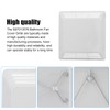 Folosem S97013576 White Classic Bathroom Vent Cover Grille, Water Resistant,