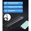 PINEWORLD Gun Safe For Handgun, Gun Case, Biometric Gun Safe