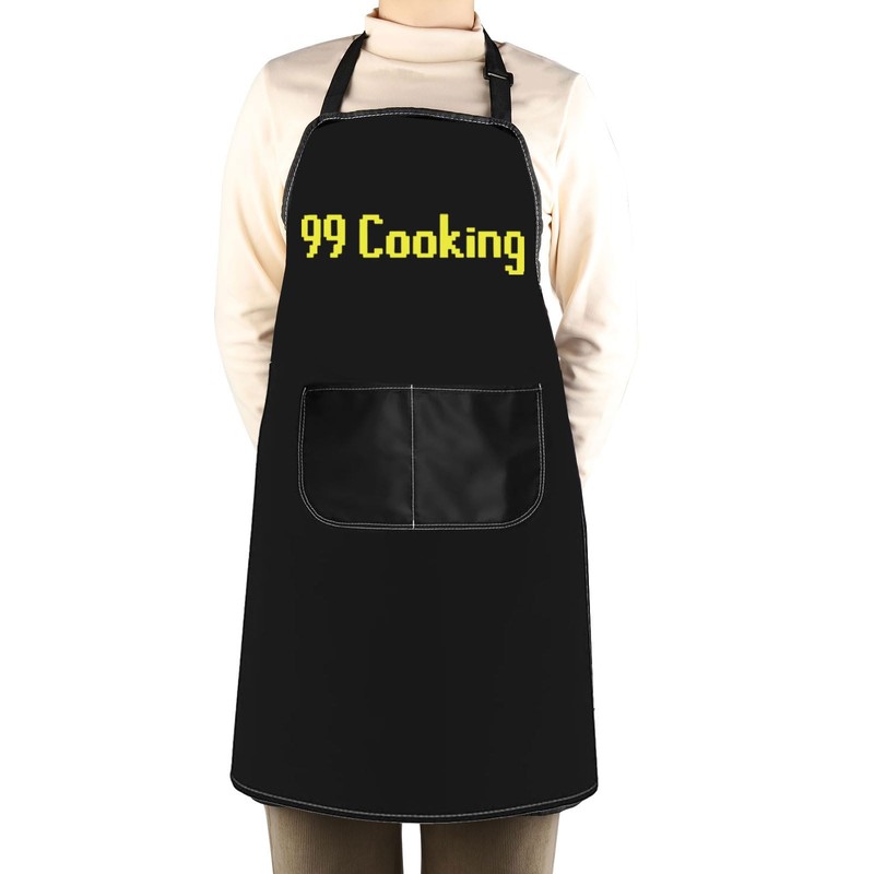 WCGXKO OSRS 99 Cooking Kitchen Apron OSRS Fans Gift 99Cooking