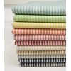 Candy Stripe Linen Fabric Light Cotton Material Cute Striped White