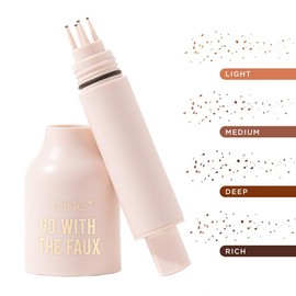 tarte go with the faux freckle stamp - natural-looking, 5 prong freckle pen:_rich