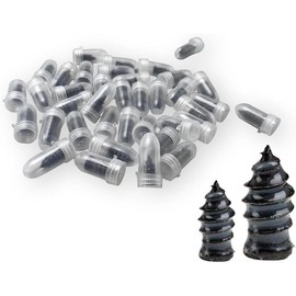40PCS Tire Repair Nails, Car Vacuum Tire Repair Rubber Nail Kit, Self-Service Rubber Screw Tire Plugs, Quick Puncture Repair Tools, Suitable for Car, Motorcycle, ATV, Truck, Tire Puncture Repair - Size: 40PCS