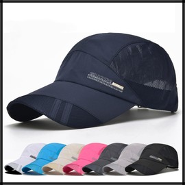 [ホワイトファング] アウトドア 帽子 速乾性 メッシュ キャップ デザイン 軽量 シンプル メンズ レディース CZA141(スカイブルー)