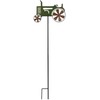 Sunset Vista Designs Rustic Garden Decor Outdoor Tractor Garden Stake,