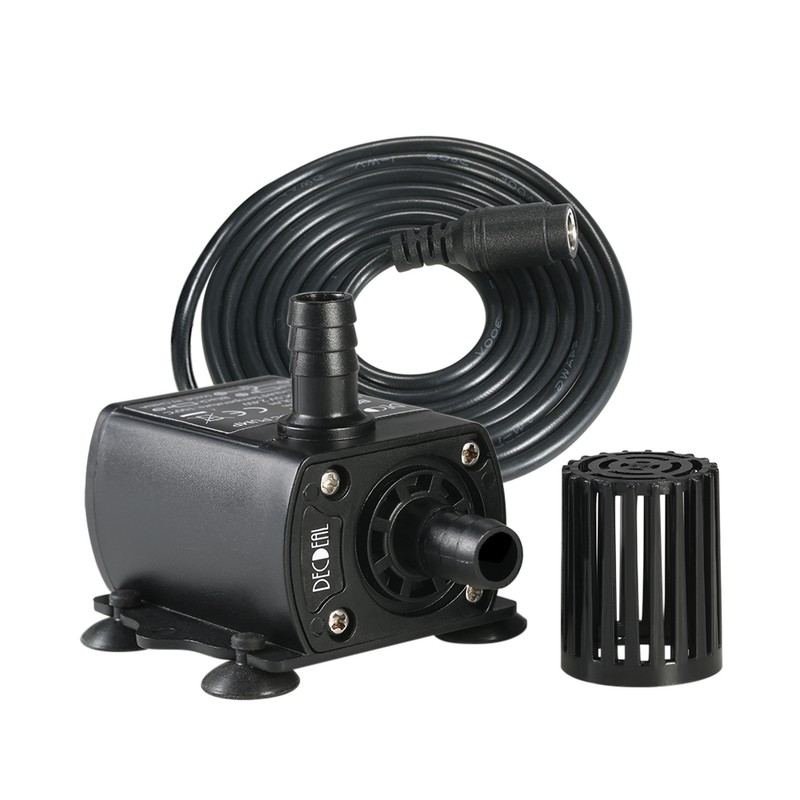 Decdeal Ultra-quiet Mini DC12V 10W 400L/H Lift 400cm Brushless Water