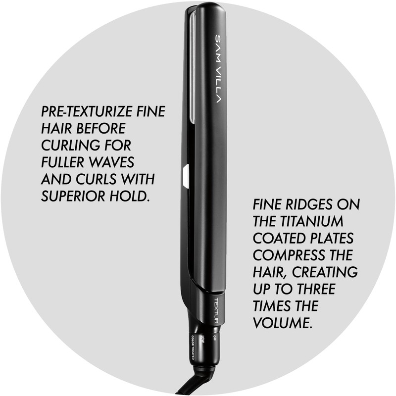 Sam Villa TEXTUR Professional Texturizing Hair Crimper Hair Iron With