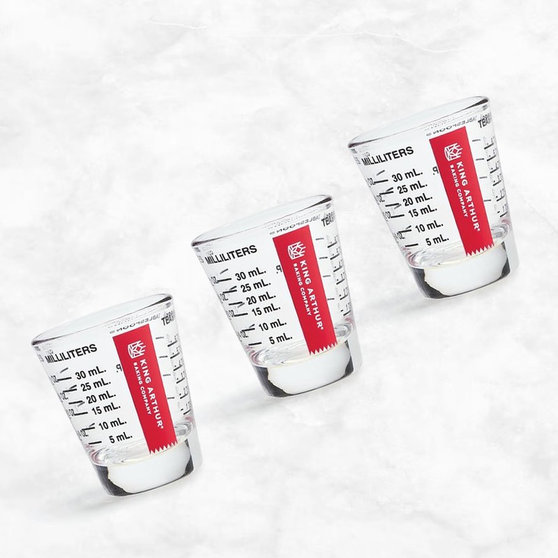 King Arthur Baking Company Mini Measure Shot Glass, for Multi-Purpose