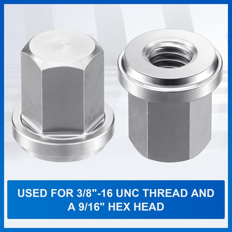 Yaocom 10 Pcs 3/8" Battery Stud Nut Battery Stainless Steel