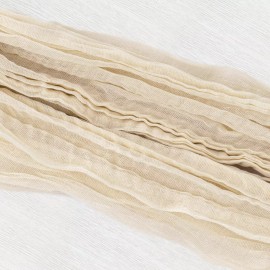 Ivory Cheesecloth Rustic Table Runner Gauze 10 FT Boho Cheese Cloth