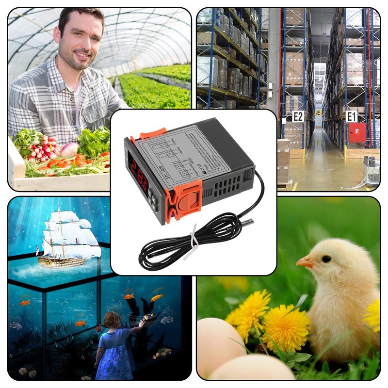 Dorhea STC-1000 10A DC 12V Digital LED Temperature Controller Cooling