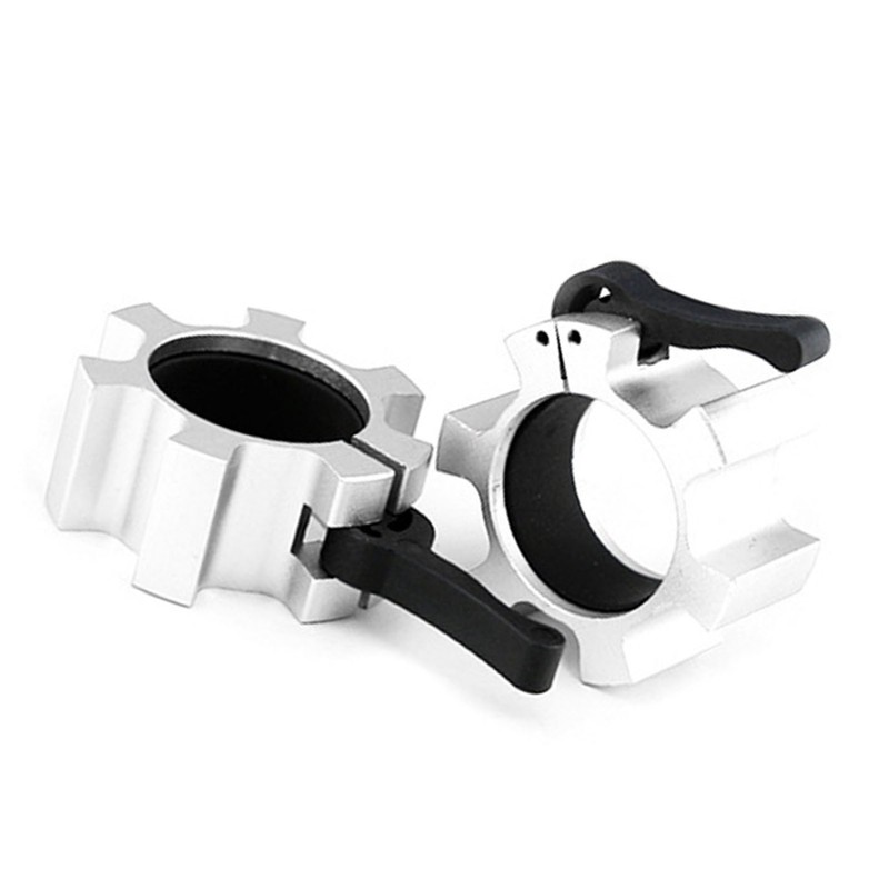 2PCS 50mm Barbell Collar Lock Aluminum Alloy Quick Release Locks