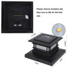 Dynaming 6 Pack Solar Post Cap Lights Outdoor, Fence Post