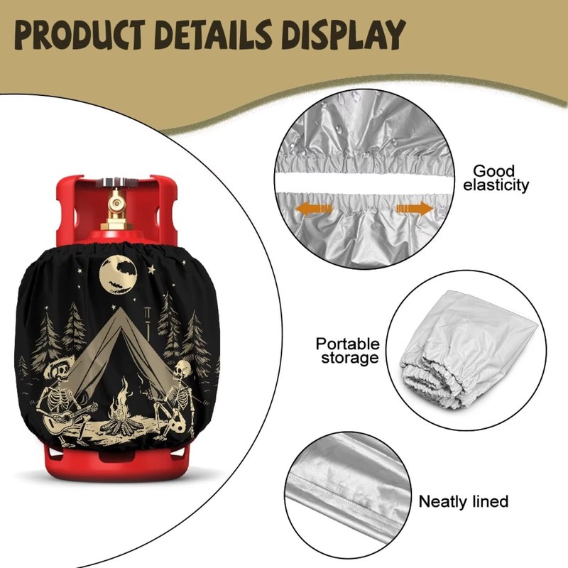 Cugasmaru Propane Tank Covers 20lb Protective Propane Tank Blanket for