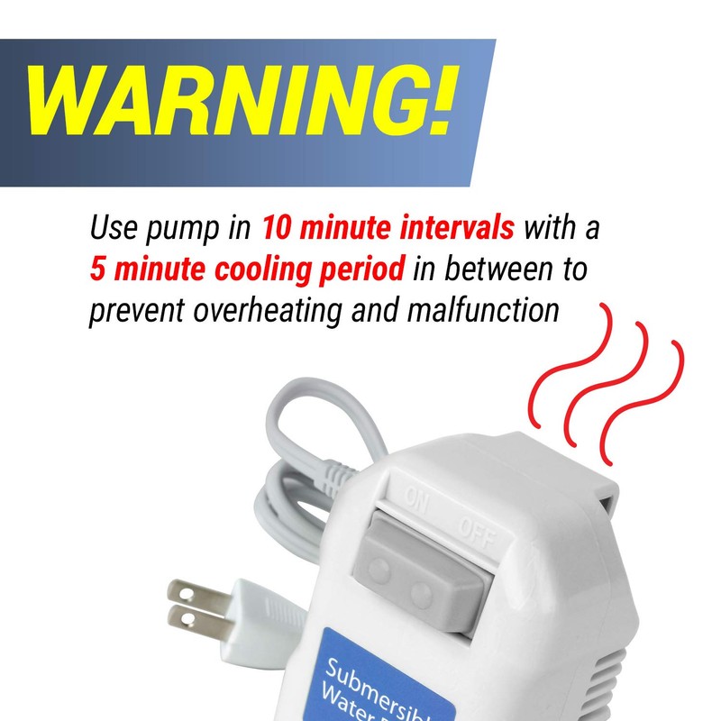 TERA PUMP Electric Fish Tank Aquarium Submersible Water Pump [10