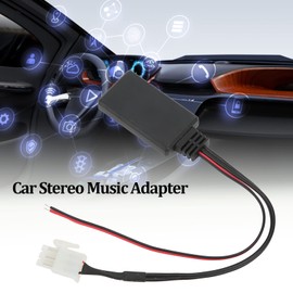 Bluetooth 5.0 AUX in Cable, ABS 3Pin Connector Stereo AUX Radio Music Adapter Wire Replacement for Goldwing GL1800