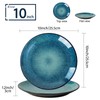 YALONG Dinner Plates Set of 6, 10 Inch Ceramic Plates