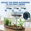 BAOSHISHAN Aquarium Chiller Fan, Powerful Fish Tank Cooler with Light,