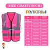 Pink high vis jacket high viz Class 2 hi vis