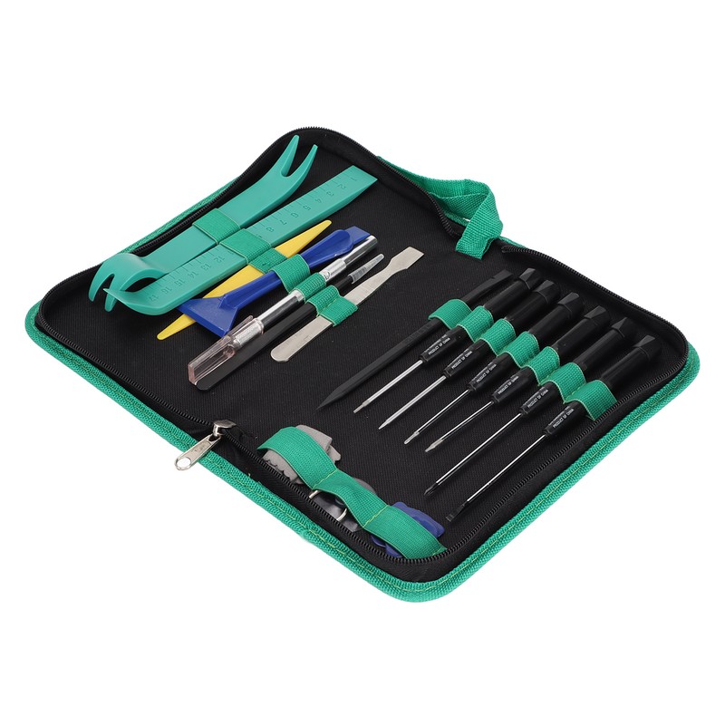 Professional Electronics Opening Pry Tool Repair Kit with Metal Spudger