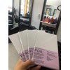Embossed Hair Coloring Foil 45 Sheets, Professional, Pre-cut Sheets, Purple/Teal/Black(each