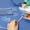 50Pcs Acrylic Embroidery Floss Organizer Set with Hinged Ring –