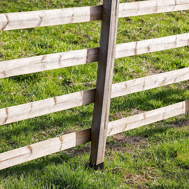 DECOHS 8 Pcs Fence Post Protection, 16.7 x 10.4 Inch