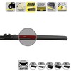 Fits Mini Clubman Heyner Germany Replacement Rear Flat Wiper Blade
