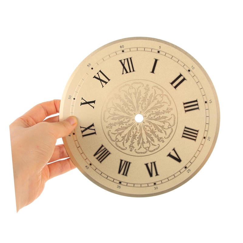 SEWACC DIY Clock Dial Replacement Stylish Round Clock Dial Part