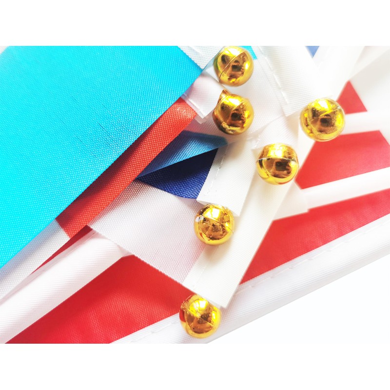 50 Pack Haiti Haitian on Stick Flags,Small Mini Hand Held