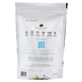 FLOR DE LA PAZ Aire vital, infusión herbal orgánica de cedrón, menta, sauco, jengibre, tomillo, gordolobo y cardamomo, 70 piezas sachets (bolsitas de té)