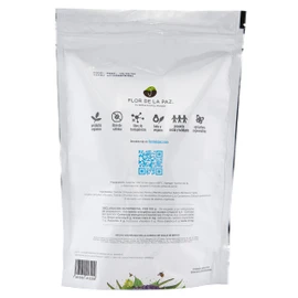 FLOR DE LA PAZ Aire vital, infusión herbal orgánica de cedrón, menta, sauco, jengibre, tomillo, gordolobo y cardamomo, 70 piezas sachets (bolsitas de té)