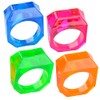 Rhode Island Novelty .75 Inch Plastic Crystal Rings 24 Rings
