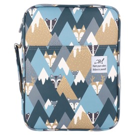 96 Slots Colored Pencil Case Nylon Multi Layer Large Capacity Art Student Storage Pencil Bag for Refills Colored Pencils